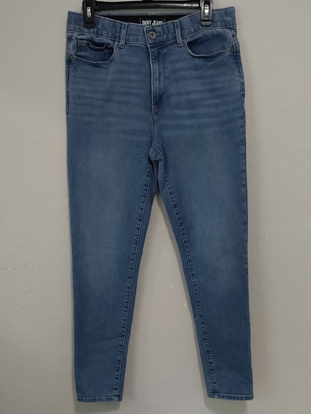 DKNY Light Blue Denim Bleecker Shaping Skinny Jeans